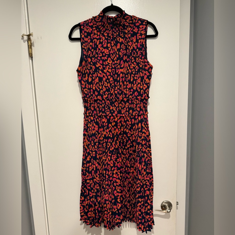 Sleeveless Leopard Print Dress